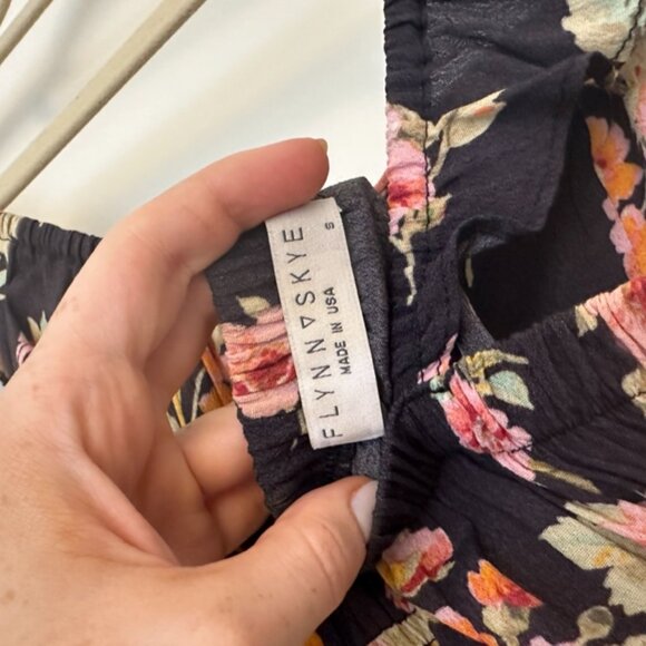 Flynn Skye Bardot Maxi Dress Floral Print Size S - Picture 12 of 12